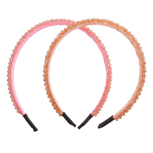 2St Stirnband Haarschmuck für kosmetischer Haarreifen haarband hair-band Make-up-Stirnbänder Stirnbänder für Damenhaar-Make-up damen stirnbänder kopfschmuck von CIMAXIC