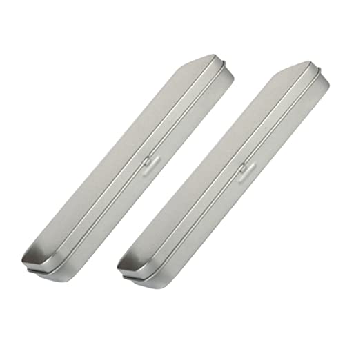 CIMAXIC 2stücke Bleistiftbox Aus Weißblech Tragbare Stifte-Organizer Für Haushalt Und Schule Mit Deckel Zum Schutz Von Schreibwaren Und Zubehör von CIMAXIC