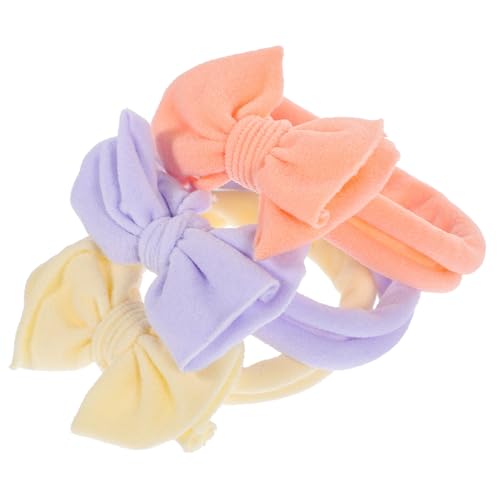 3st Baby-stirnband Haarschmuck Für Babys Haargummi Tiara Haarband Baby Stirnbänder Dehnbare Stirnbänder Für Kleinkinder Kleine Elasthan Zubehör Empfindlich von CIMAXIC