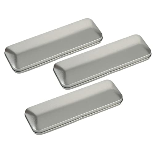 CIMAXIC 3Stücke Multifunktions Pen Organisator Praktische Metall Bleistiftbox Mit Klappdeckel Für Schule Büro Und Zuhause Für von CIMAXIC