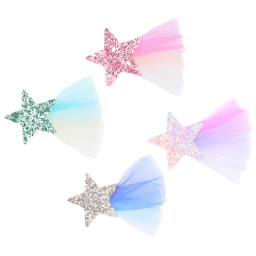 Süße Haarspangen Für Mädchen 4 Stück Pailletten-haarspangen Mädchen-haar-accessoires Frauen-clip von CIMAXIC