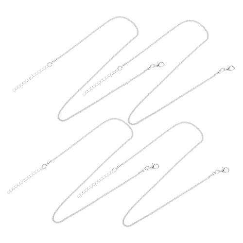 CIMAXIC 4 Stück Teiliges Glitzernde Schlüsselbein Halskette Schlichte Leichte Metallkette Funkelnder Choker für Damen Vielseitiges Schmuckstück für Party Abschlussball Festliche Anlässe von CIMAXIC
