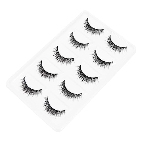 CIMAXIC 5paare Wimpernverlängerung Dicke Dichte Faserwimpern Für Frauen Mädchen Make-up-zubehör Natürlicher Look von CIMAXIC