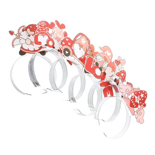 6 Stk Valentinstag Stirnband Haargummis Make-up-haarband Haarbänder Badezimmerdekorationen Make-up-stirnband Stirnband Für Frauen Papier Bilden Kleidung Damen von CIMAXIC