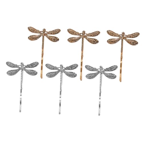 6 dekorative Haarspange für Mädchen Libelle Haarnadel haarklammer set haarspangen set Haar Klammern Haarklammern Haarschmuck für Mädchen dekorative Haarspange für Damen einfach von CIMAXIC