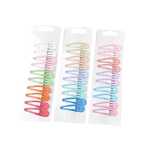 CIMAXIC 60stücke Haarspangen Für Mädchen Tropfen-design Haarspangen Junge Mädchen Junge Einfarbig Tragbar Zum Befestigen An Kopfbedeckungen Und Accessoires von CIMAXIC