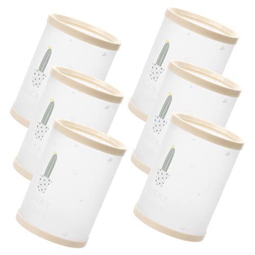 CIMAXIC 6stücke Stifthalter Kreative Stiftehalter Stiftbehälter Schreibwarenhalter Make-up-Pinsel-Organizer Aus Pp-Material Mit Standfuß Für Zuhause Schule Büro von CIMAXIC