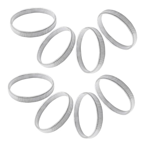 CIMAXIC 8 Stück Teiliges Ärmelhalter Elastisch und Verstellbar für Herren und Damen Leichte Rutschfeste Armbänder aus Metall für Hemdärmelfixierung Modisches Accessoire für Formelle und von CIMAXIC