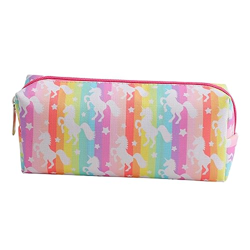 CIMAXIC Federmäppchen Mit Großem Fassungsvermögen Für Junge Mädchen Cartoon Muster Stifte-Organizer Mit Reißverschlussdesign Dekorative Schreibwarentasche Große von CIMAXIC