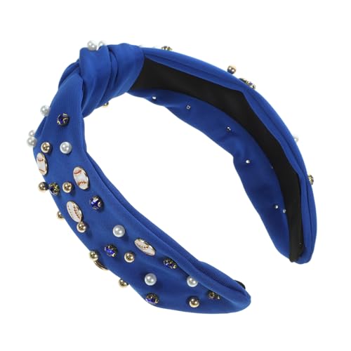 Baseball-Knoten-Stirnband hair toppers for women breites haarband sporthaarband Mädchen-Stirnband breites Stirnband binden Kopfbedeckung Haarschmuck Damen schmücken Plastik von CIMAXIC