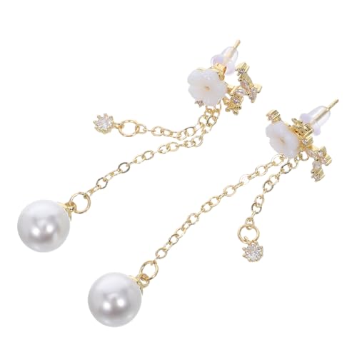 CIMAXIC Blumenohrringe mit Langen Quasten Boho Blütenohrringe für Damen Filigrane Ohrhänger zur Gesichtsformbetonung Eleganter Schmuck für Alltag und Besondere Anlässe von CIMAXIC