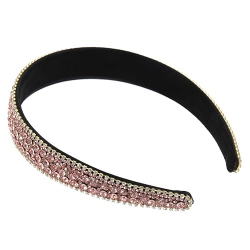 Strass-haarband Bling-stirnbänder Für Frauen Bling Stirnband Silber Juwelenbesetztes Stirnband Yoga-haarreifen Glänzende Kopfbedeckung Perlen Strasssteine Diamant Braut von CIMAXIC