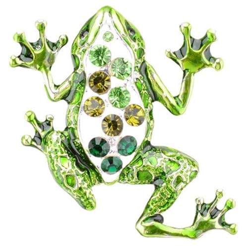 CIMAXIC Bunte Frosch Brosche aus Langlebiger Legierung Modische Retro anstecknadel für Damen Leichter Schmuck für Pullover Schal Tasche Geschenk für Frauen und Alltag von CIMAXIC