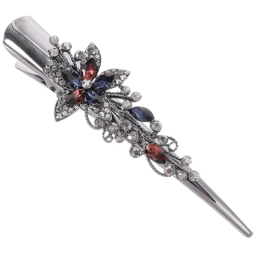 Strass-haarspange Haarklammer Entenschnabel-haarspangen Funkelnde Haarspangen Haarschmuck Für Mädchen Große Haarspangen Haarschmuck Für Frauen Clips Kristall Metall Schmücken Damen von CIMAXIC