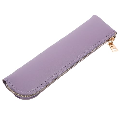 CIMAXIC Federmäppchen Aus Pu-Leder Tragbar Für Stifte Bleistiftbeutel Mit Reißverschluss Aufbewahrungstasche Für Schreibwaren Praktisch Für Haushalt Und Reisen von CIMAXIC