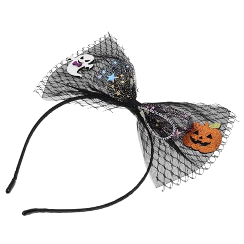 CIMAXIC Foto-requisiten Halloween-stirnband Haarschmuck Für Frauen Kopfbedeckung, Cosplay, Make-up-party Halloween-partygeschenke Skelett-kopfbedeckung Krawatte Damen Metall Seitenclip von CIMAXIC