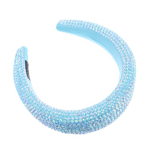 Full Diamond Stirnband Mit Breiter Krempe Stirnband Mit Kristallperlen Strass Gepolsterte Stirnbänder Für Frauen Vintage-stirnbänder Für Frauen Schmuck Braut Stoff Bilden von CIMAXIC