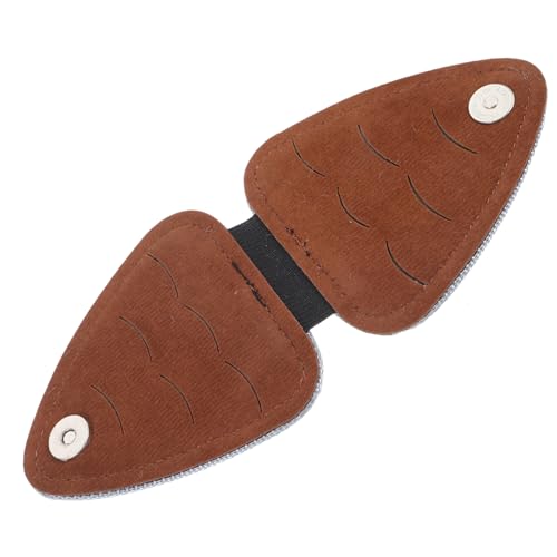 CIMAXIC Gitarren-Pick-Kartenhalter Guitar Pick Holder Gitarrenplektrenhalter Behälter für Gitarrenplektren Gitarren-Pick-Organizer Schrapnell Plektrumhalter für Gitarren Picks Tragetasche von CIMAXIC