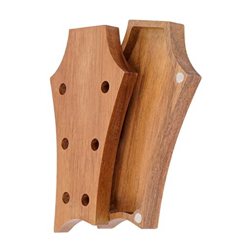 CIMAXIC Gitarrenplektrum-etui Aus Holz Aufbewahrungsbox Für Gitarrenplektren Plektrum-Halter Für Akustikgitarre Organizer Für Gitarrenplektren Box Für Ukulelenplektren von CIMAXIC