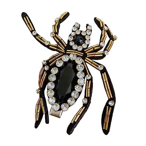 Haarnadel Halloween-party-kopfbedeckung Für Kinder Frauen Halloween Kopfschmuck Strass Bobby Halloween Haar Clips Tier Haar Clips Krokodil Knall-clip Fräulein Eisen Spinne von CIMAXIC