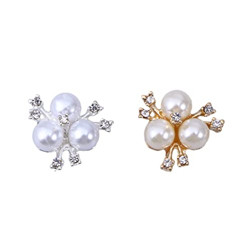 CIMAXIC Haarschmuck 20 Stück Knöpfe Strass Blumen Verzierung Pin CIMAXIC Haarschmuck 20 Stück Knöpfe Strass Blumen Verzierung Pin von CIMAXIC