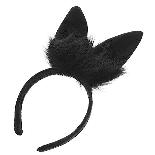 Hasenohr Stirnband Osterkopfschmuck Hasenohren Cosplay Stirnband Hasenohren Haarteil Cosplay Hasenohren Osterhasen-haarband Ostern Haarband Mädchen Hasen-outfit Plüsch Tier Weiß von CIMAXIC