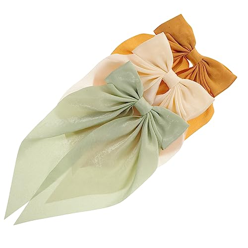 CIMAXIC 3stücke Große Haarschleife Clip Schleifenclips Für Frauen Mädchen Dekorative Haarschmuck Aus Stoff Für Party Geburtstag Schule Arbeitsplatz Hochzeit Zeremonie Verabredung von CIMAXIC