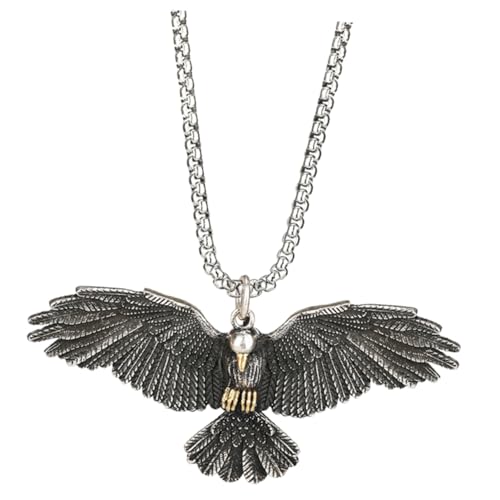 CIMAXIC Herren Halskette mit Anhänger Vintage Punk Design Robuste Kette für Männer Stilvoller Schmuck für Alltag Party und Besondere Anlässe Symbolisiert und Stärke von CIMAXIC