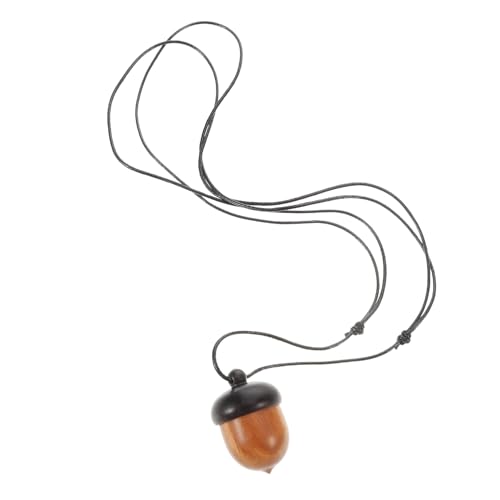 CIMAXIC Holz Anhänger mit Aufbewahrungsbox Verstellbare Lange Diy Halskette Handgefertigter Schmuckcharme Langlebiges Material für Schmuckherstellung und von CIMAXIC