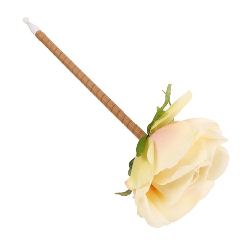 CIMAXIC Zarter Blumenstrauß-Stift zum Muttertag realistisches Stiftset mit künstlichen Blumen Kugelschreiber mit langem Griff von CIMAXIC
