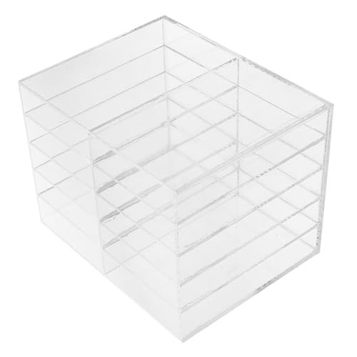 CIMAXIC Stifthalter Aus Acryl Marker-Organizer Für Schreibtisch Tragbarer Stiftständer Zur Aufbewahrung Dekorativer Markerhalter Für Schule Und Büro von CIMAXIC
