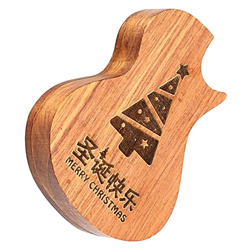 CIMAXIC Pick-Box Geschenke Für Gitarrenzubehör Tragetasche Für Gitarrenplektren Bass Plektren Box Organizer Für Bass-Picks Fingerpickel Box Gitarren-Pick-Halter Hölzern Holz Veranstalter von CIMAXIC