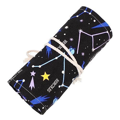 CIMAXIC Stifttasche Mit Großer Kapazität Bleistiftrolle Buntstift-Organizer Skizzenstiftrolle Aus Leinwand Für Stifte Und Pinsel Einfach Zu Tragen Lagern von CIMAXIC