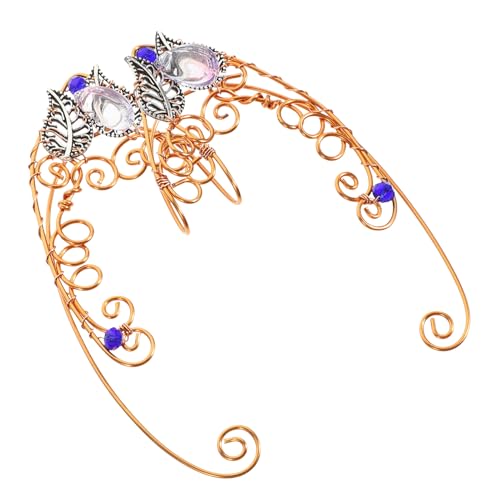 CIMAXIC Statement Ohrklemmen Damen Elfenohren Non piercing Ohrclips Elegant Leicht Tragbar Schmuck von CIMAXIC