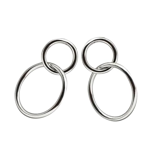 CIMAXIC Sterling Silber Ohrstecker Damen Rund Leicht Ohrschmuck Kreativ Modisch Alltagsschmuck Geschenk für Frauen Freundin Mutter von CIMAXIC