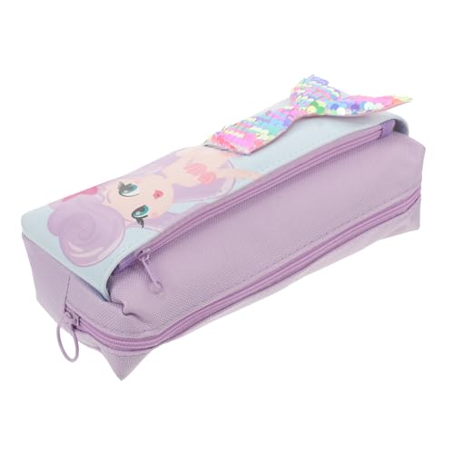 CIMAXIC Aesthetic Stifttasche Mit Glitzer Süße Federtasche Für Mädchen Doppelter Oxford- Waschbar Und Strapazierfähig Für Schule Büro Und Kreative Aufbewahrung von CIMAXIC