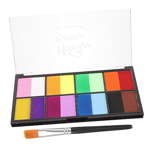 Gesichtsbemalung Satz für Kinder und Erwachsene 8 Farben Wasserlösliche Party Make Up Farbe Hautfreundlich für Festivals und Karneval von CIMAXIC