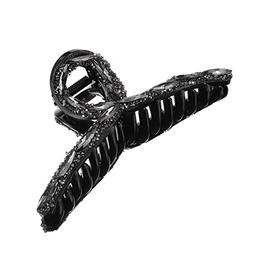 Haarnadel Krabbenschere Haarspange Haarklammer Jumbo-Haarspange Tiara Haarspangen Krallenclip aus Strass Klemmbackenclip Diamant Klauenclip Kiefer Kopfbedeckung Damen Strasssteine von CIMAXIC