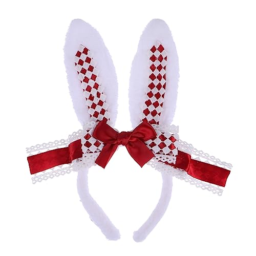 Hasenohren Kc Stirnband Süße Stirnbänder Anime-stirnbänder Hasenohren Stirnband Ostern Süßes Stirnband Kawaii-accessoires Ostern Kopfbedeckung Mädchen Plüschstoffe Kleidung Kind von CIMAXIC