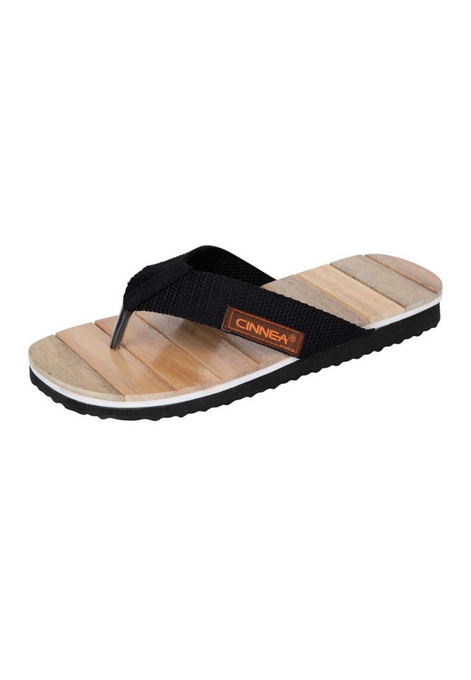 CINNEA SAUNA Badepantolette Wellness Sandalen aus Zimtholz für Damen und Herren von CINNEA