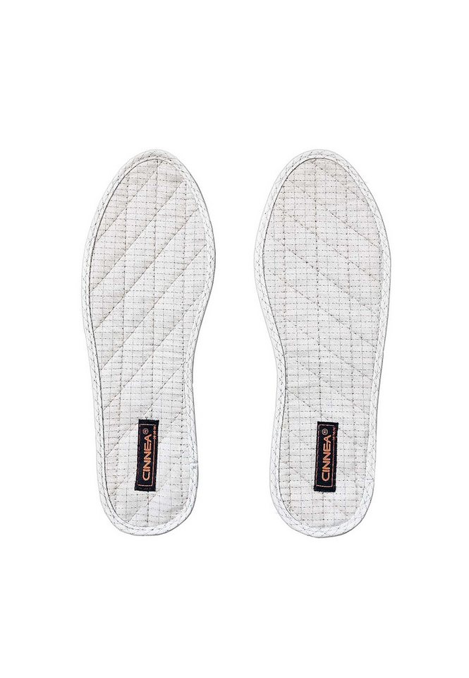 CINNEA Einlegesohlen Zimteinlegesohlen ANTISTAT (mit Zimt- und Kräuterfüllung), Natürliche Frische, antistatische Wirkung, wohltuende Fußpflege von CINNEA