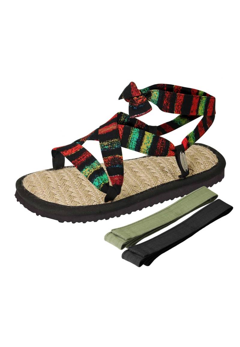 Cinnea® Multi-style Wellness Sandalen Aus Jute Mit Zimt&kräuter, Gegen Hornhaut, Fußschweiß Größe 36/37 Bis 42/43 von CINNEADesigns