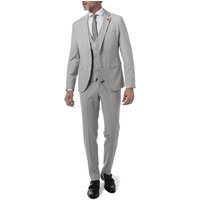 CINQUE Herren Anzug grau Schurwoll-Stretch Slim Fit von CINQUE