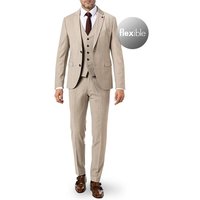 CINQUE Herren Anzug beige Schurwoll-Stretch von CINQUE