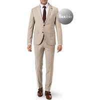 CINQUE Herren Anzug beige Schurwoll-Stretch von CINQUE