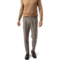 CINQUE Herren Bundfaltenhose beige Mikrofaser von CINQUE