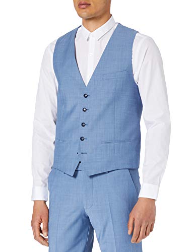 CINQUE Herren CIMONOPOLI-W Business-Anzug Weste, 66 blau, 46 von Cinque