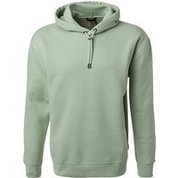 CINQUE Herren Hoodie grün Baumwolle unifarben von CINQUE