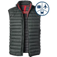 CINQUE Herren Steppweste grün Mikrofaser unifarben von CINQUE