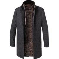 CINQUE Herren Mantel blau Wolle unifarben von CINQUE